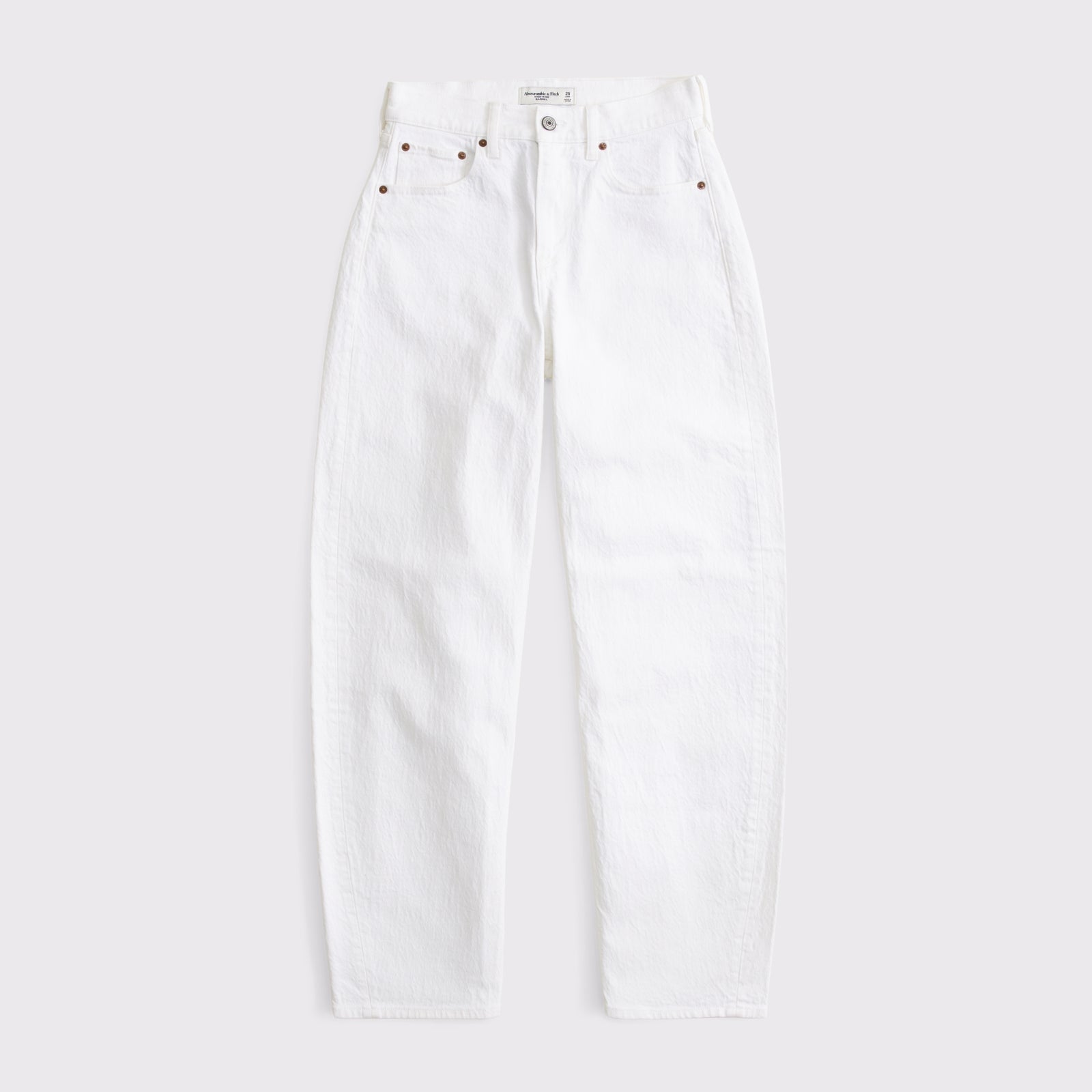 Abercrombie Curve Love High Rise Barrel Jean