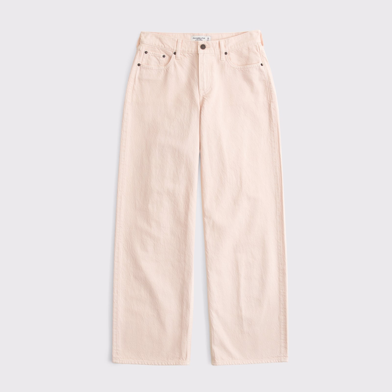 Abercrombie Curve Love Low Rise Ultra Loose Cuffed Hem Jean