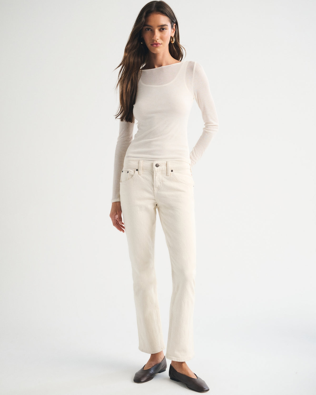 Abercrombie Low Rise Kick Flare Jean