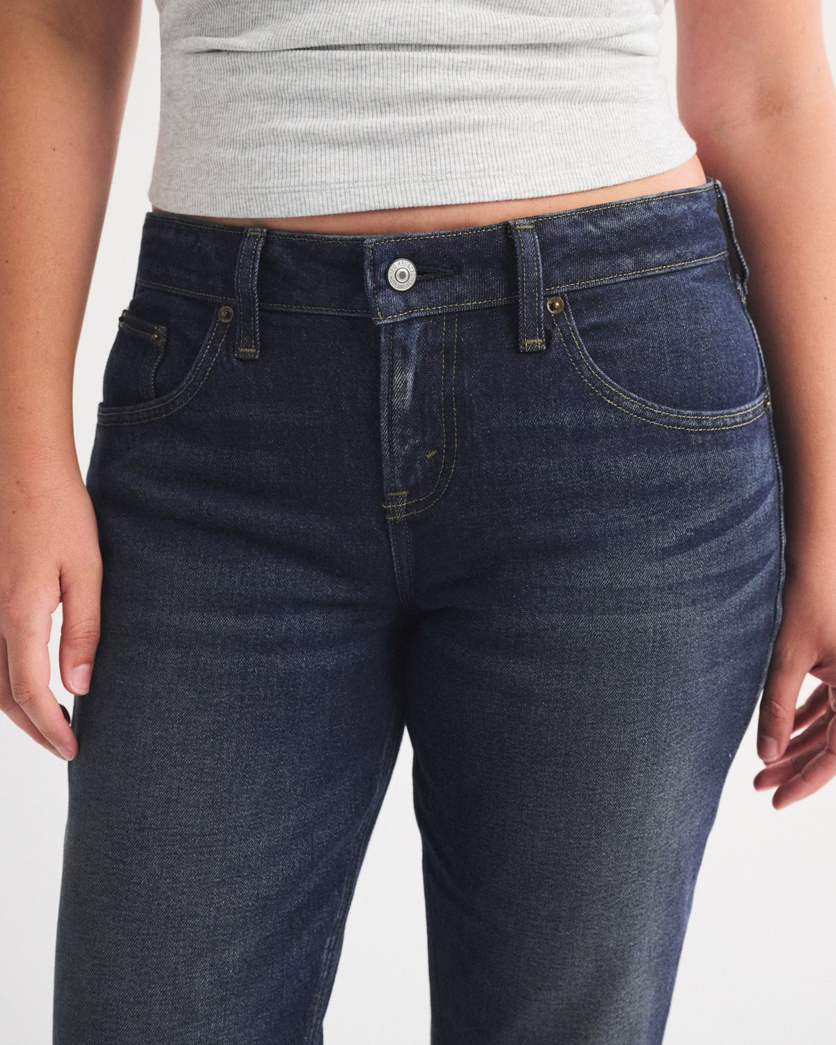 Abercrombie Curve Love Low Rise Kick Flare Jean