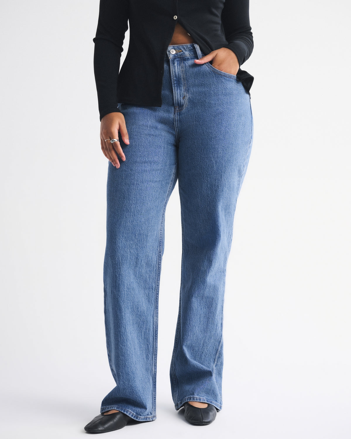 Abercrombie Curve Love High Rise 90s Relaxed Jean