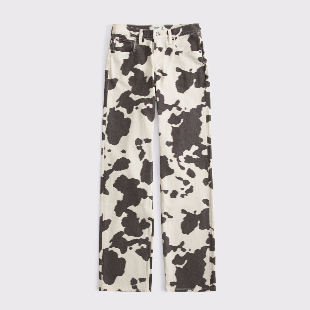 Abercrombie High Rise 90s Relaxed Pony Print Jean