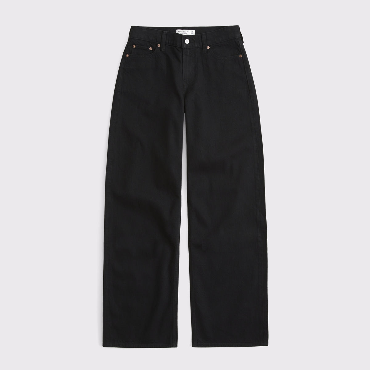 Abercrombie Low Rise Ultra Loose Cuffed Hem Jean