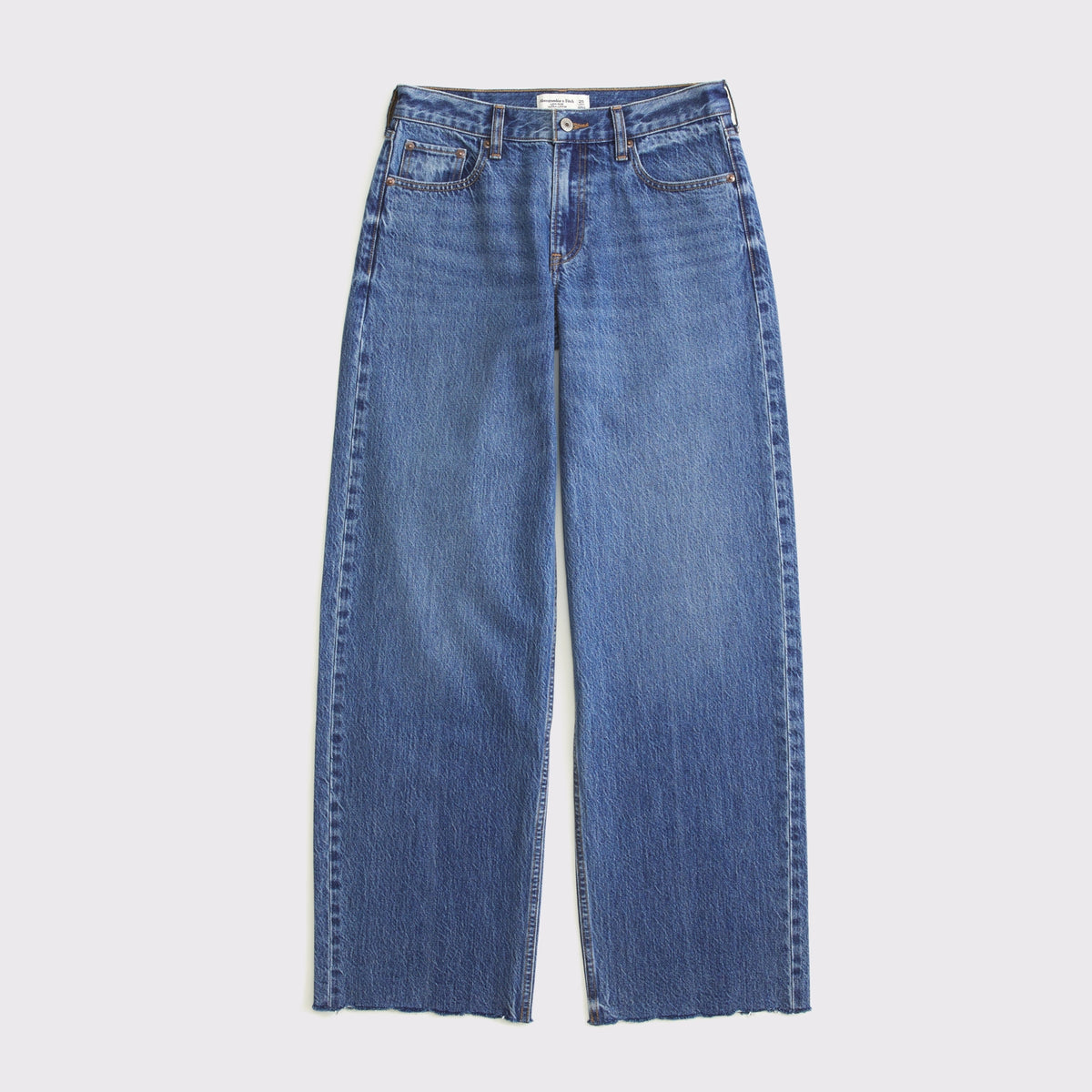 Abercrombie Curve Love Low Rise Ultra Loose Cuffed Hem Jean