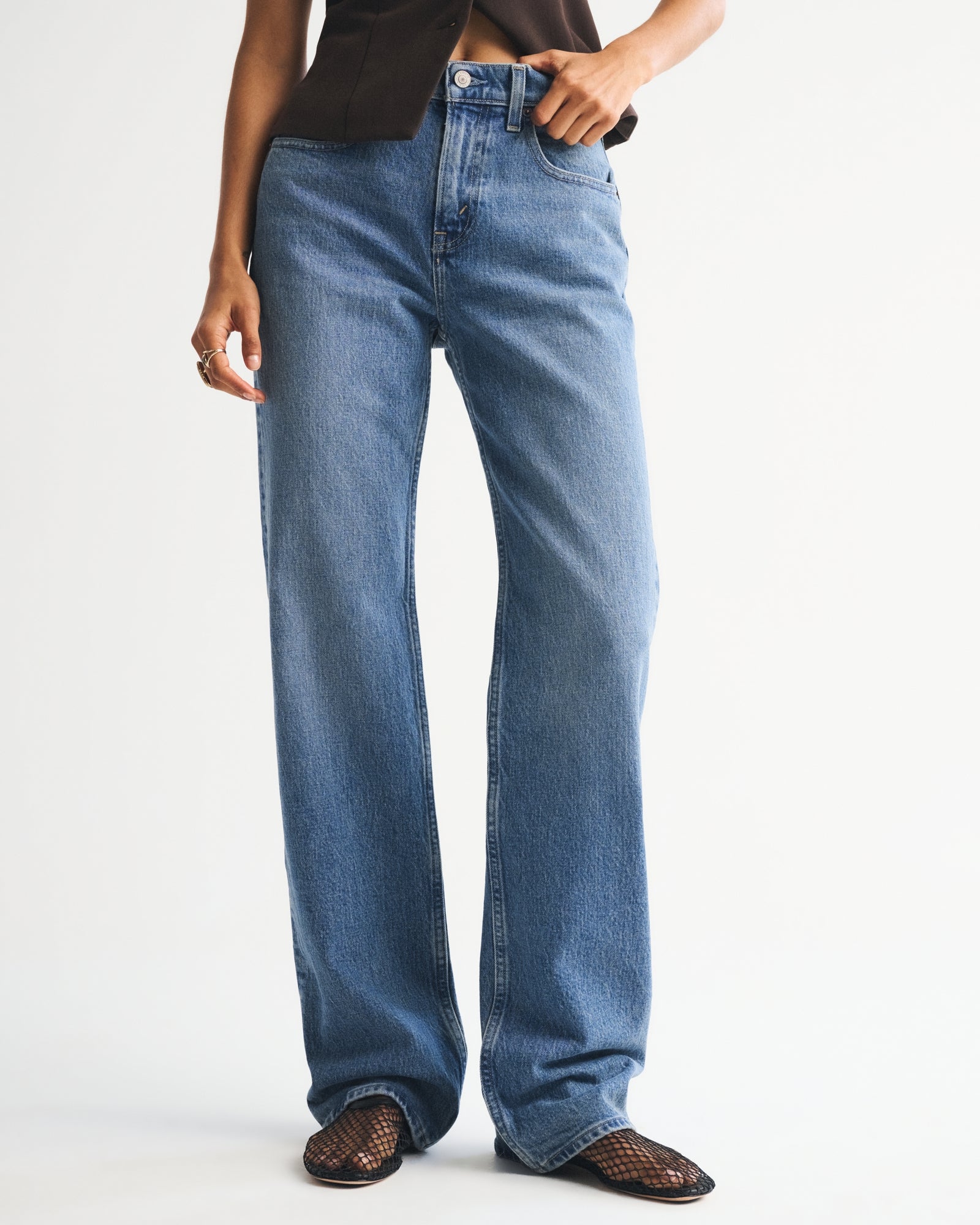 Abercrombie High Rise 90s Relaxed Jean