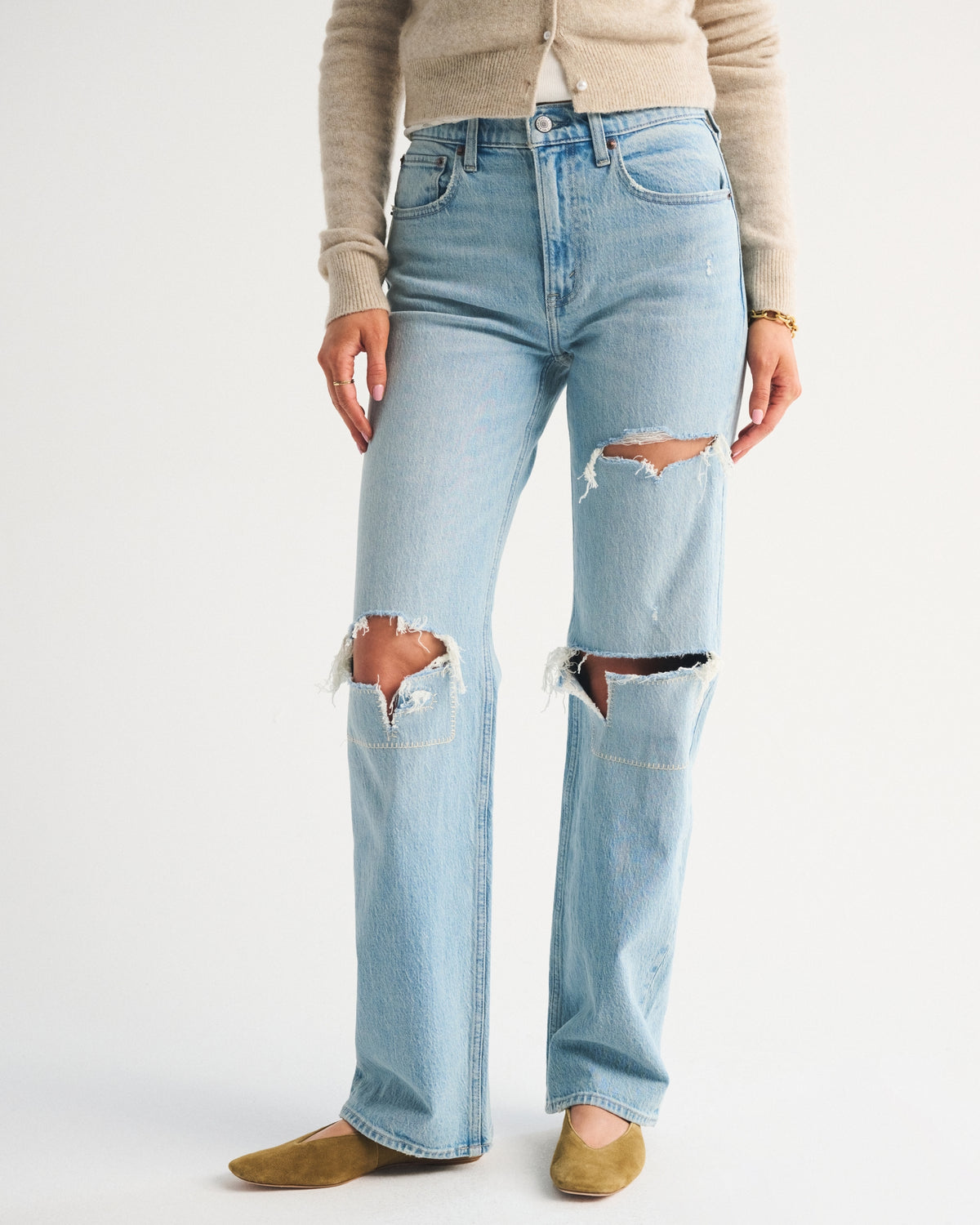 Abercrombie High Rise 90s Relaxed Jean