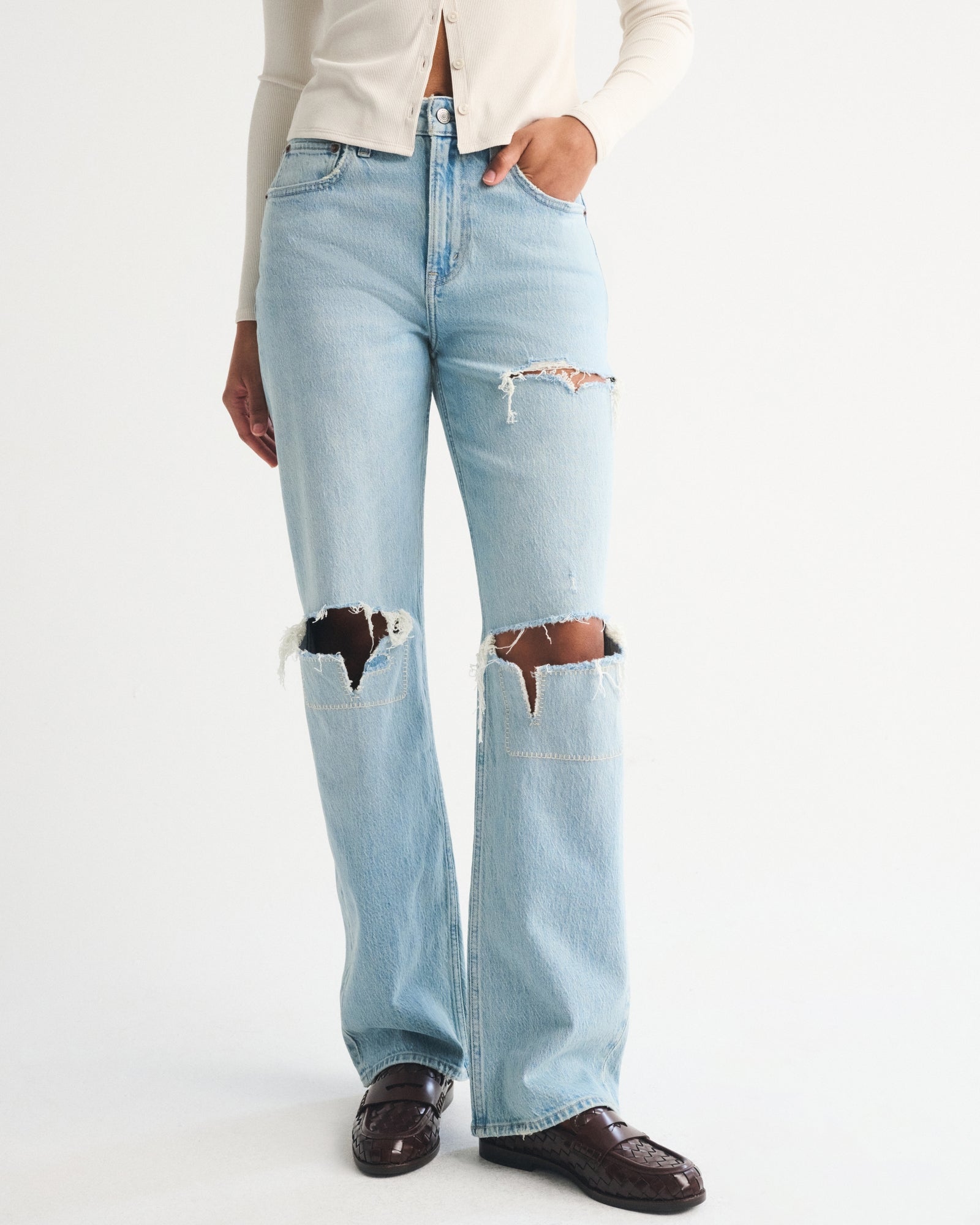 Abercrombie Curve Love High Rise 90s Relaxed Jean