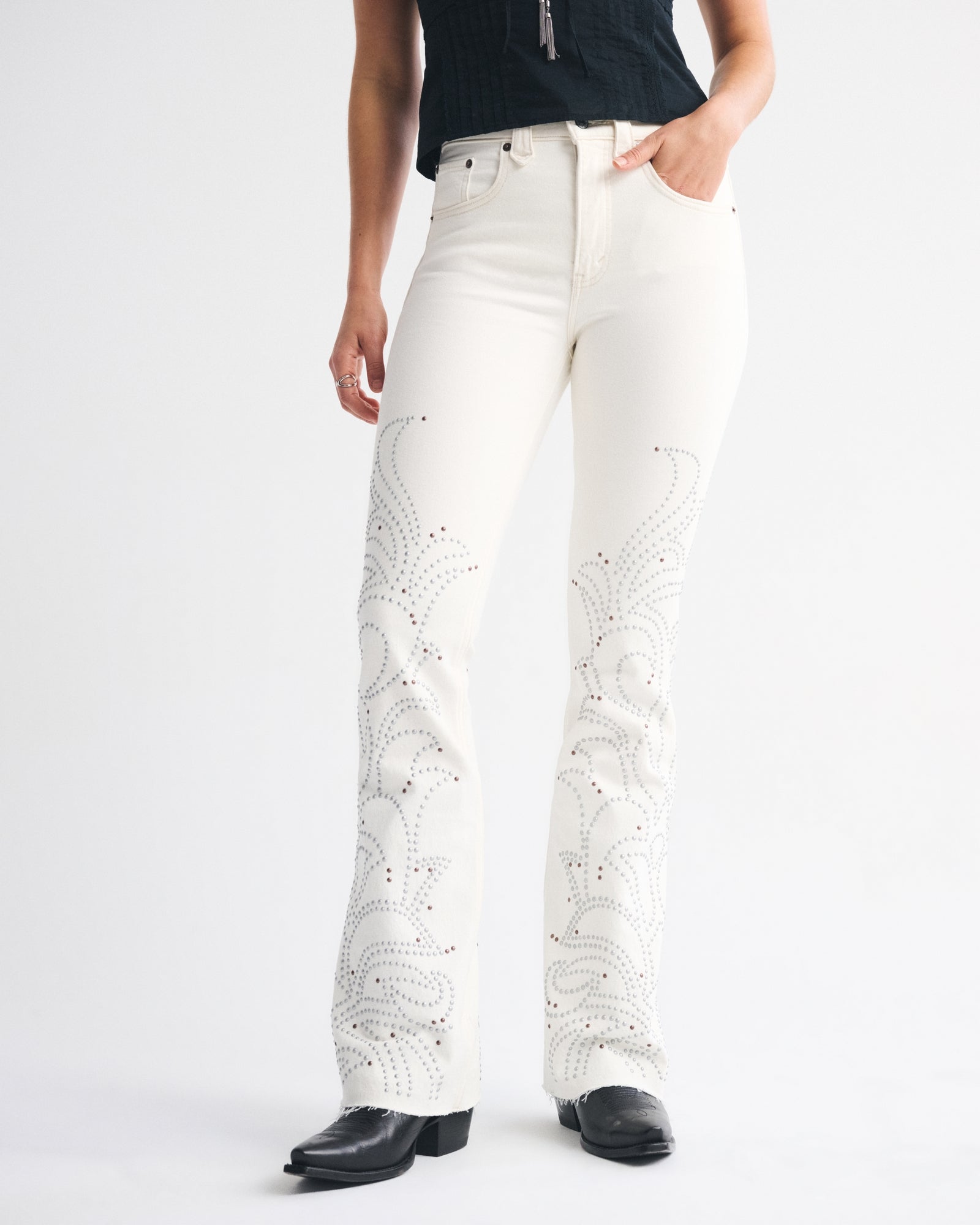 Abercrombie High Rise Bootcut Jean