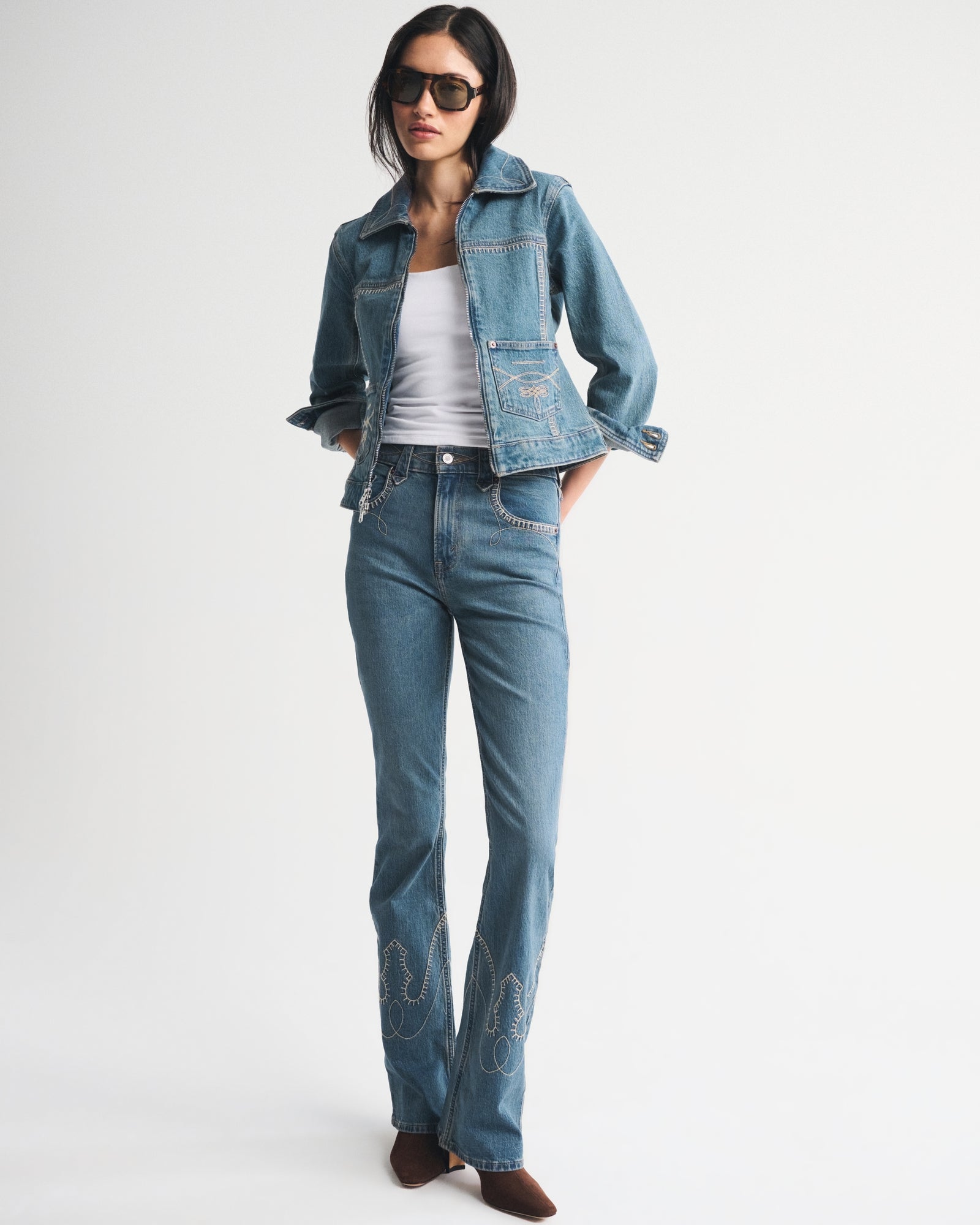 Abercrombie High Rise Bootcut Jean