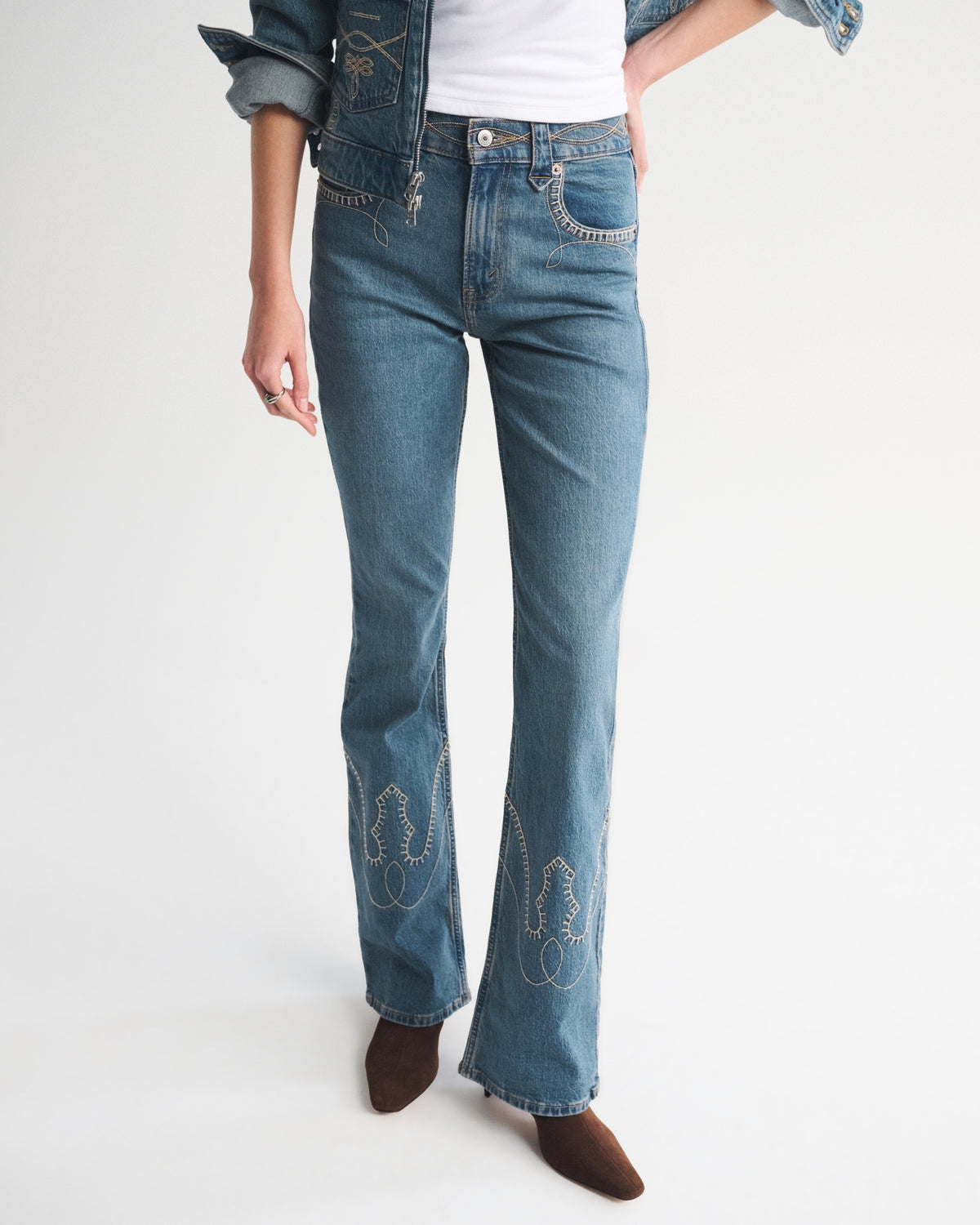 Abercrombie High Rise Bootcut Jean