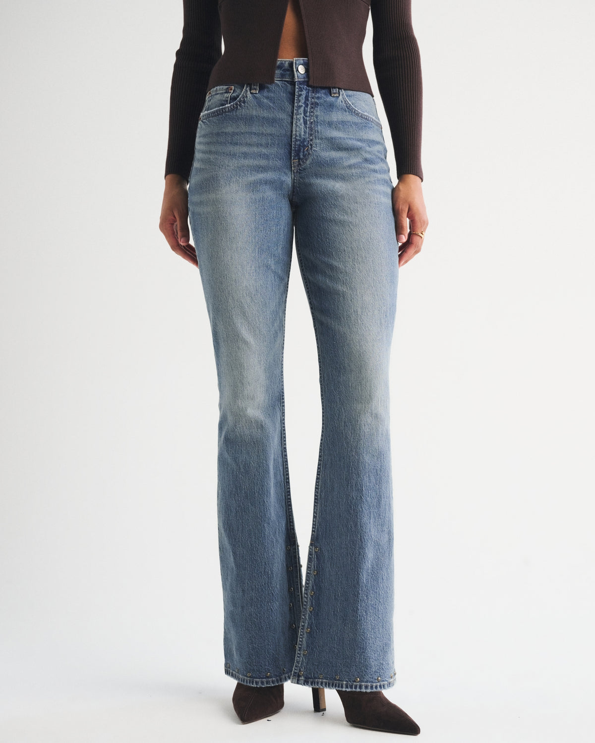 Abercrombie Curve Love High Rise Bootcut Jean