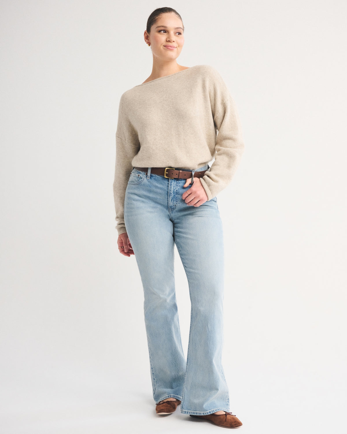 Abercrombie High Rise Bootcut Jean