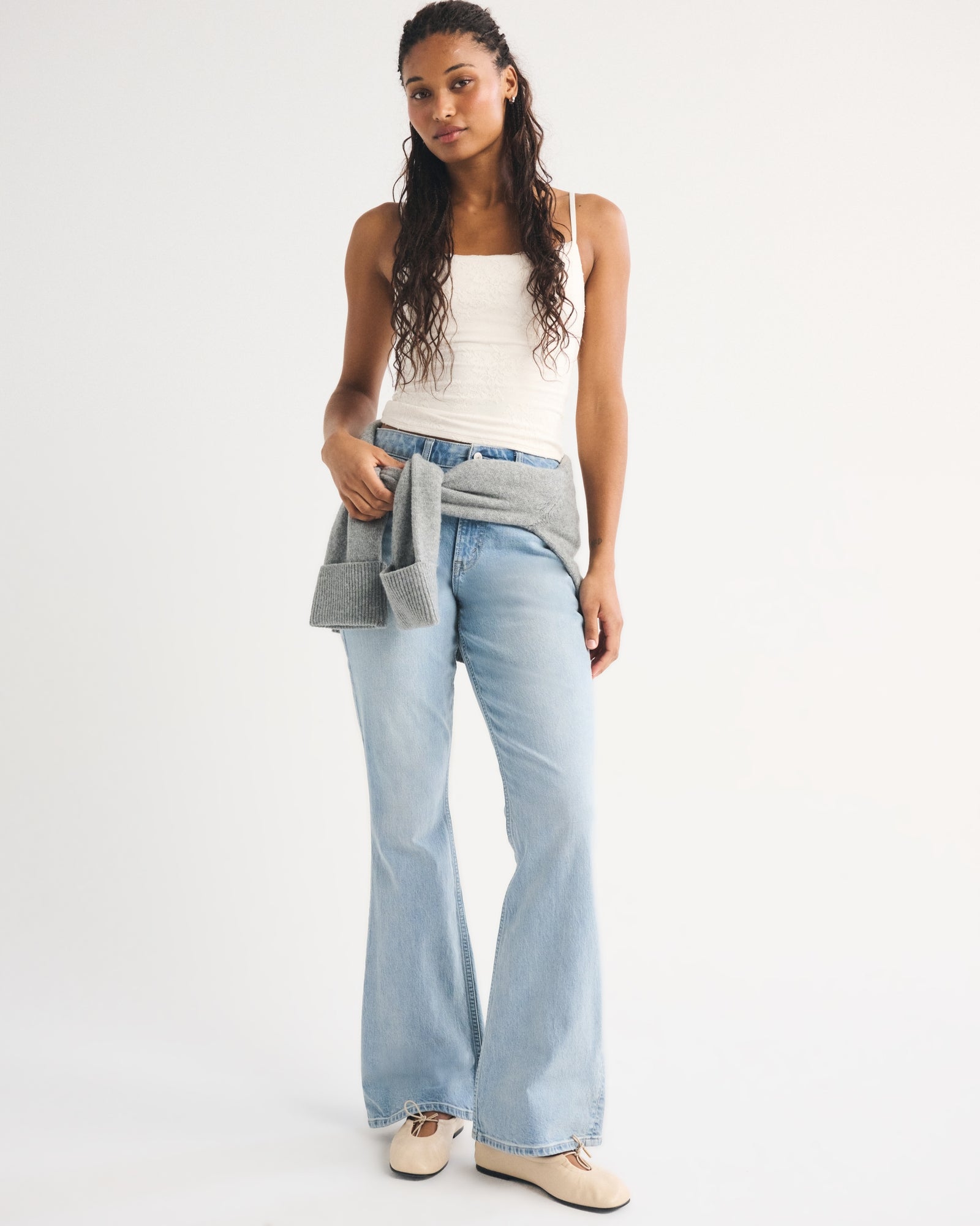 Abercrombie Curve Love High Rise Bootcut Jean