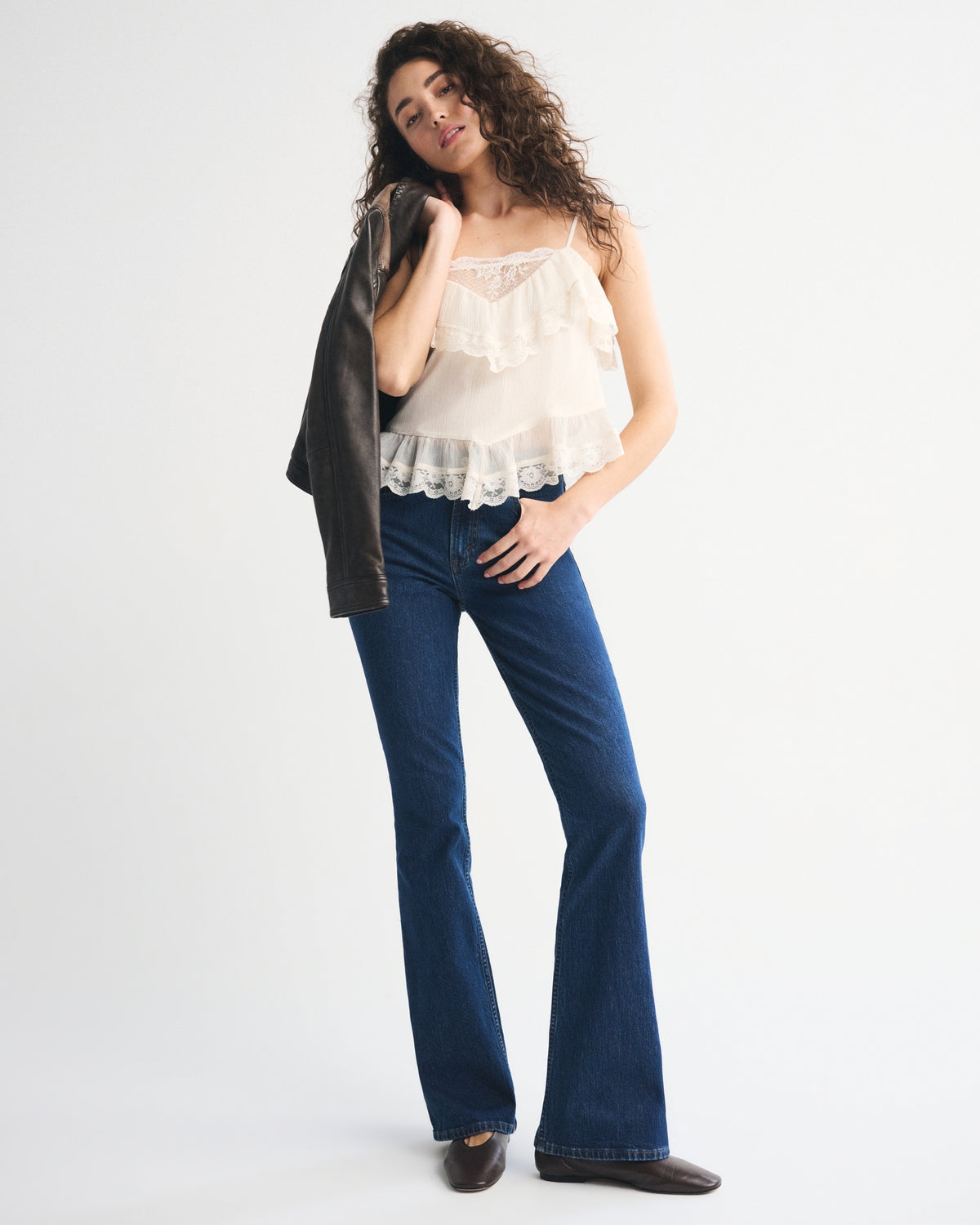Abercrombie High Rise Bootcut Jean