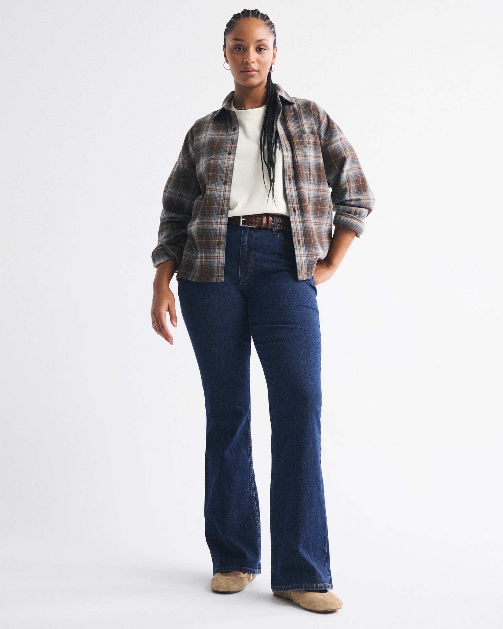 Abercrombie Curve Love High Rise Bootcut Jean