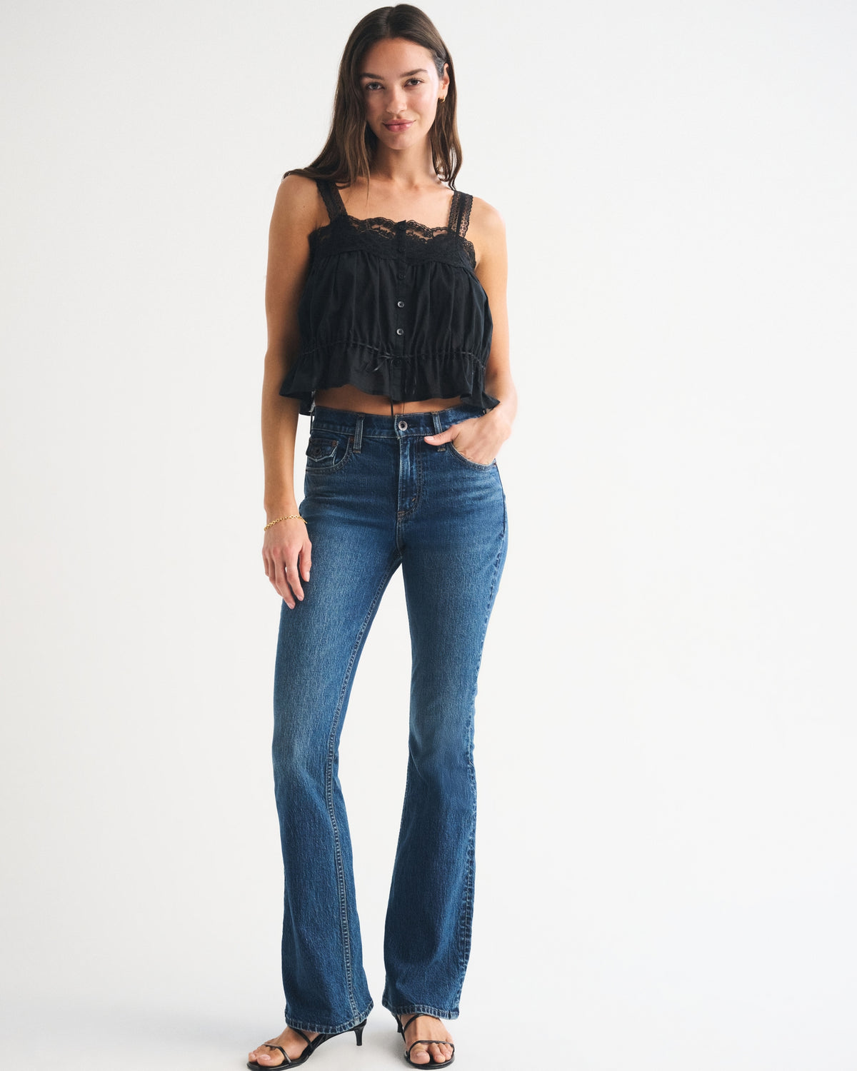 Abercrombie High Rise Bootcut Jean