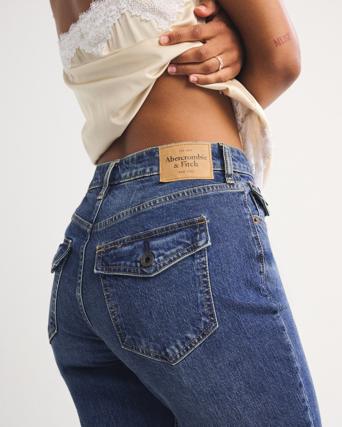 Abercrombie Curve Love High Rise Bootcut Jean