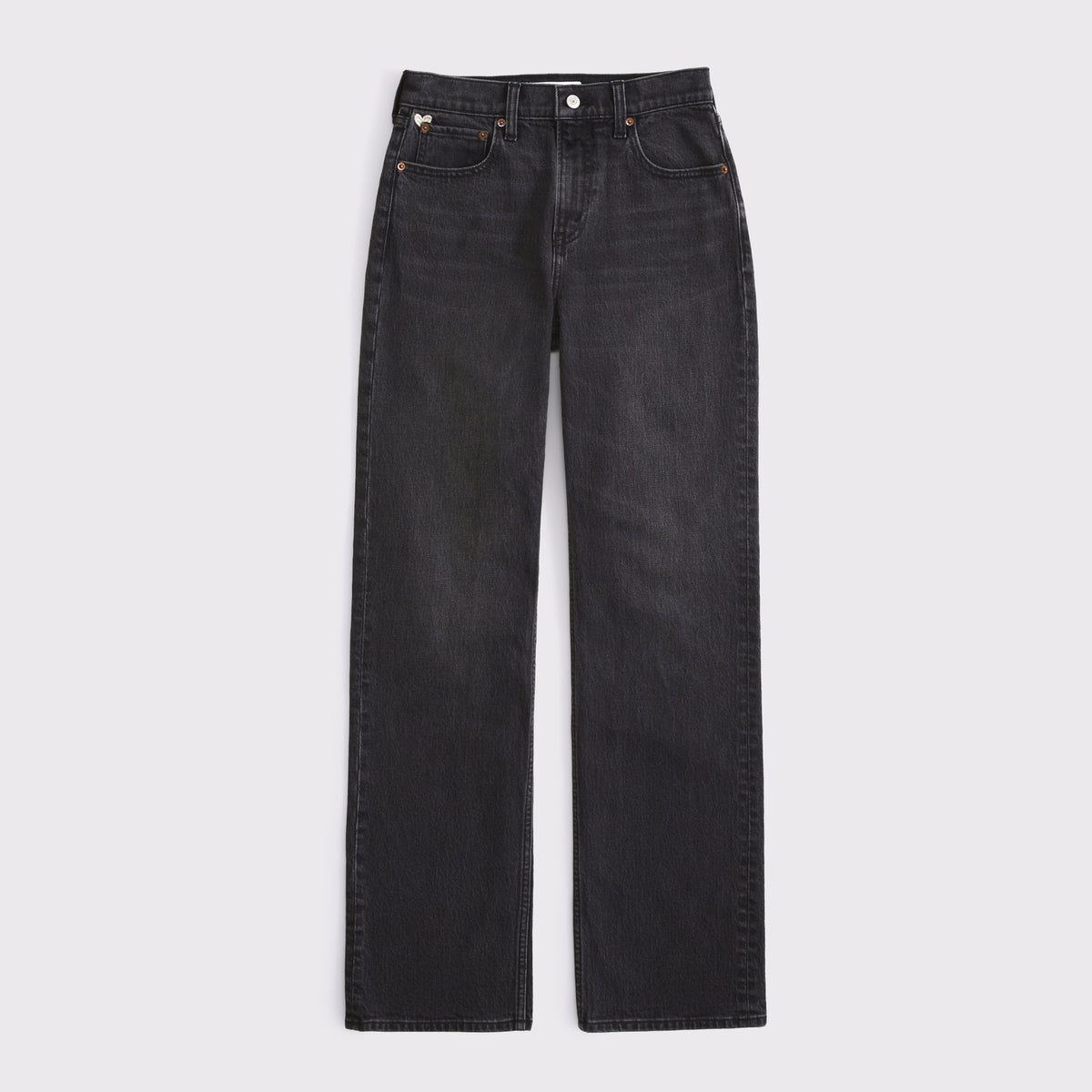 Abercrombie High Rise 90s Relaxed Studded Jean