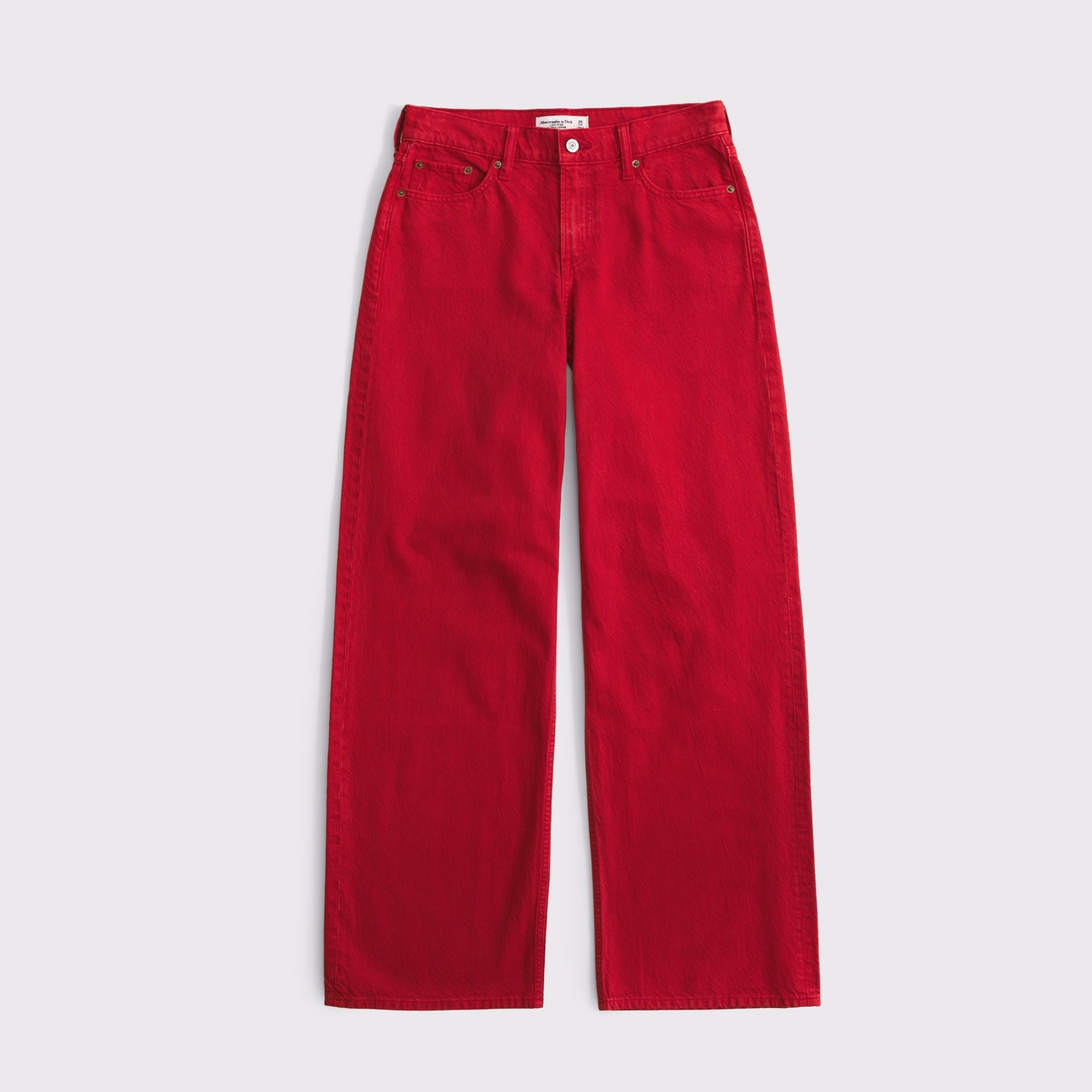 Abercrombie Curve Love Low Rise Ultra Loose Cuffed Hem Jean