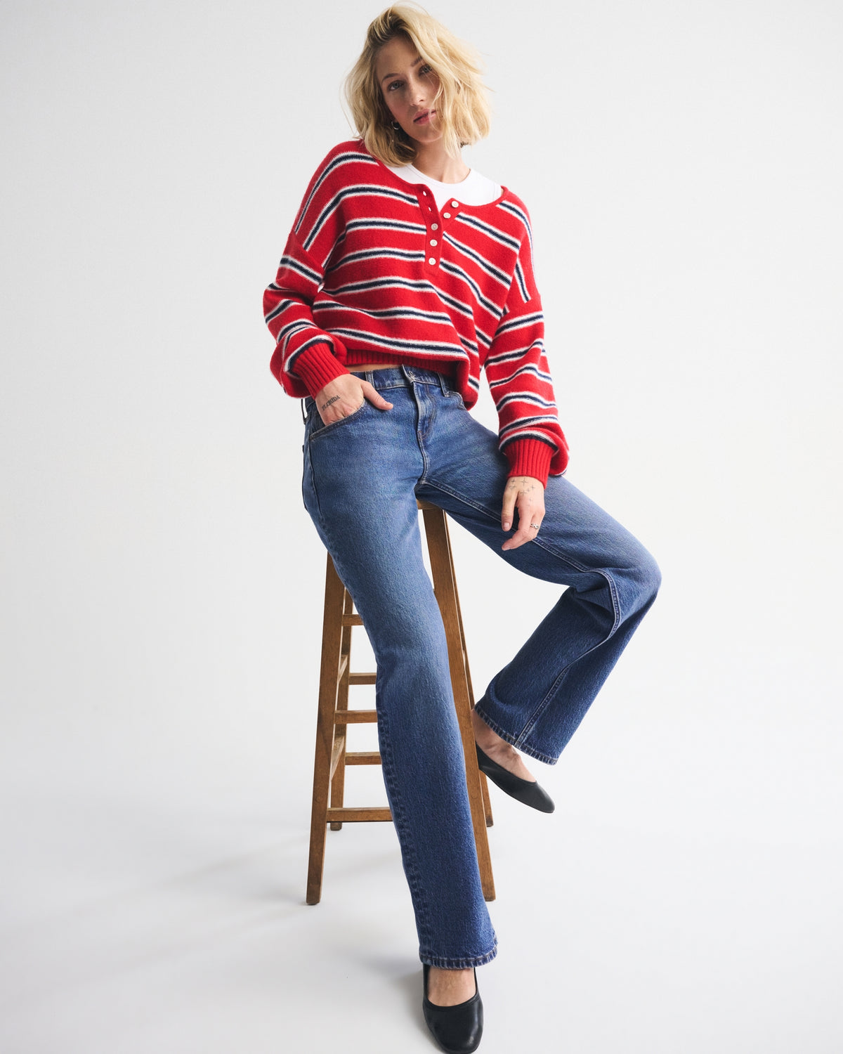 Abercrombie Low Rise 90s Relaxed Jean