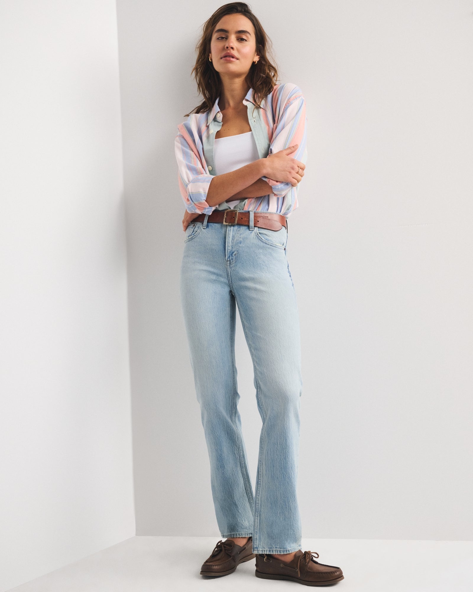 Abercrombie High Rise 90s Straight Jean