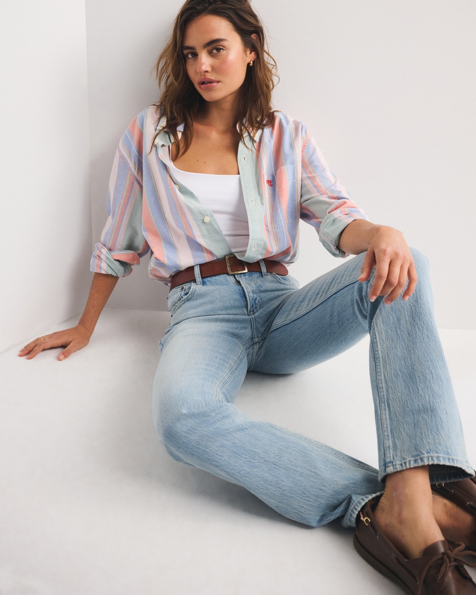 Abercrombie High Rise 90s Straight Jean