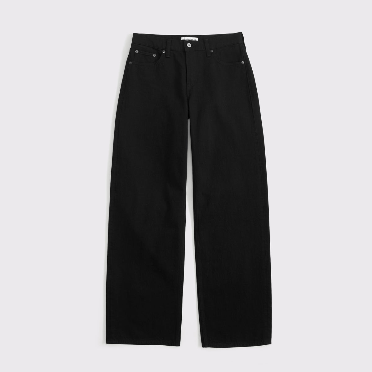 Abercrombie Curve Love Low Rise Ultra Loose Cuffed Hem Jean