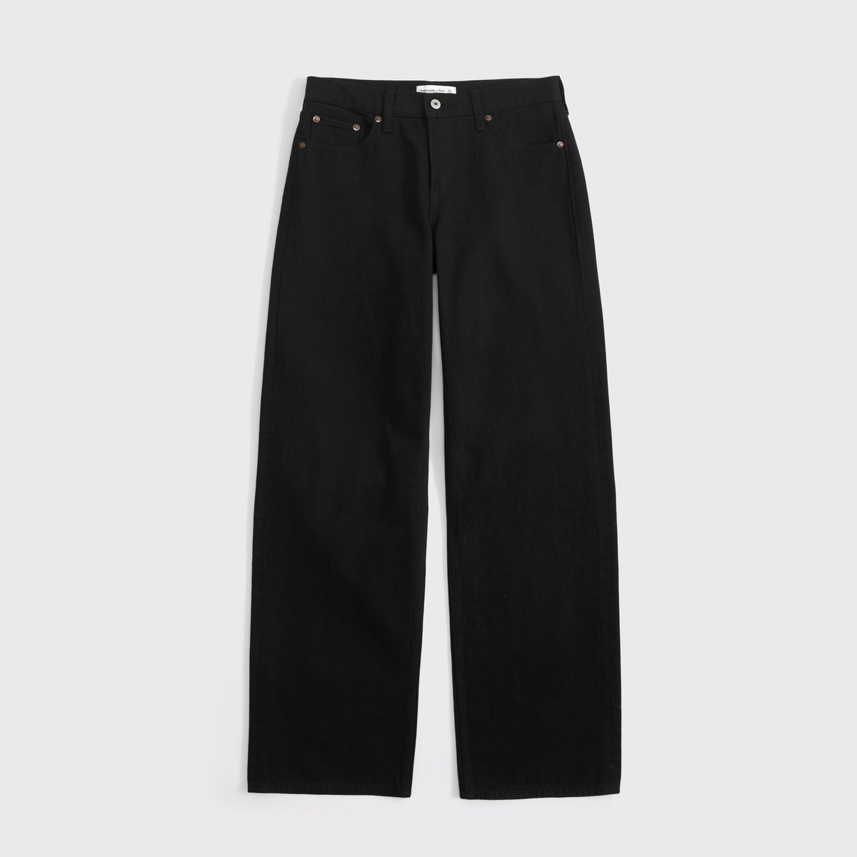 Abercrombie Low Rise Ultra Loose Cuffed Hem Jean