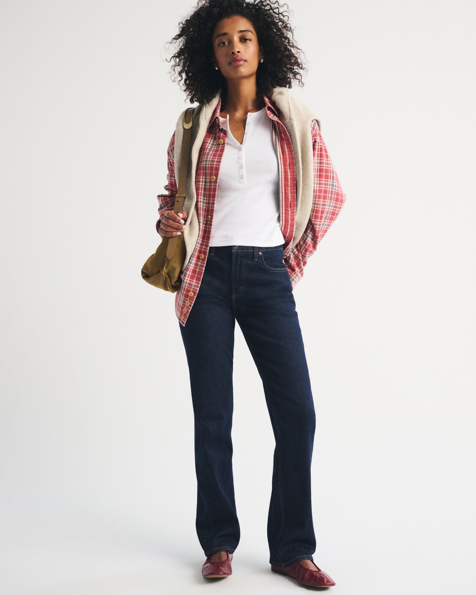 Abercrombie High Rise 90s Straight Jean