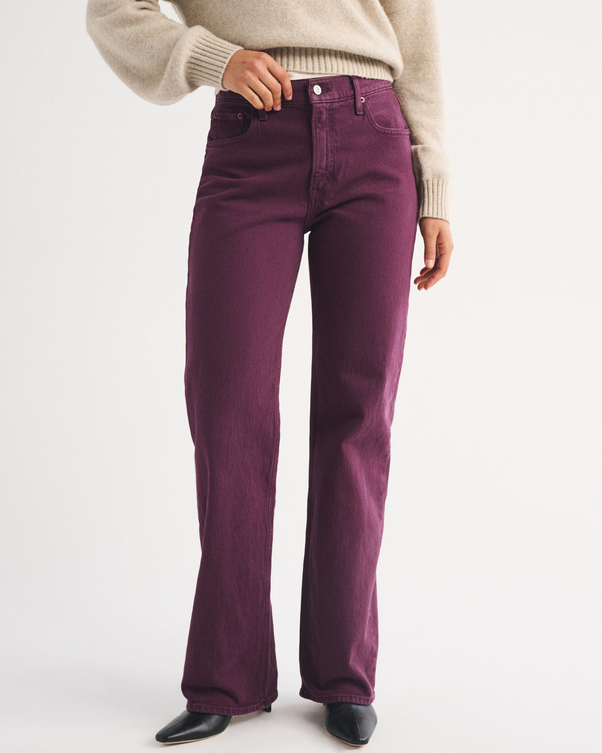 Abercrombie High Rise 90s Relaxed Jean