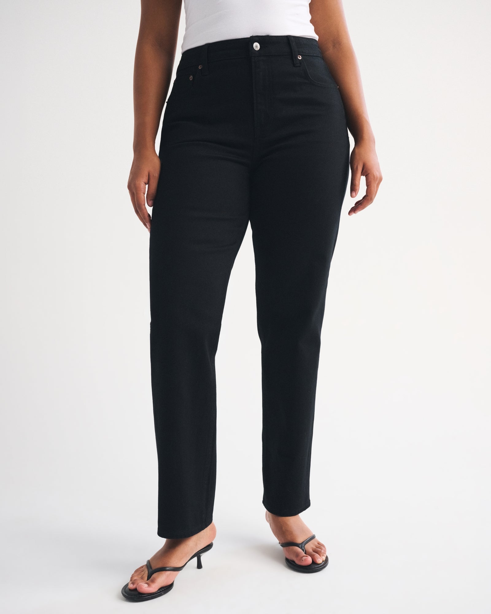 Abercrombie Curve Love High Rise 90s Straight Jean
