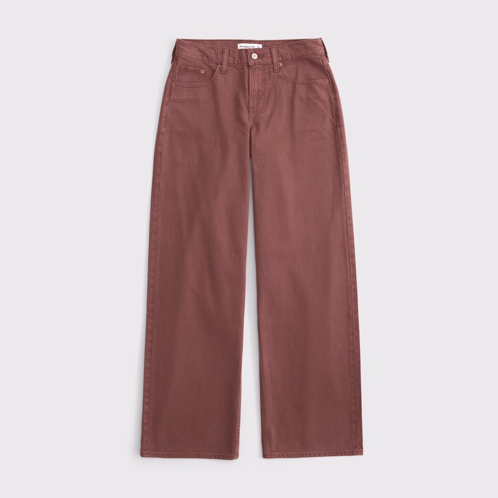 Abercrombie Low Rise Ultra Loose Cuffed Hem Jean