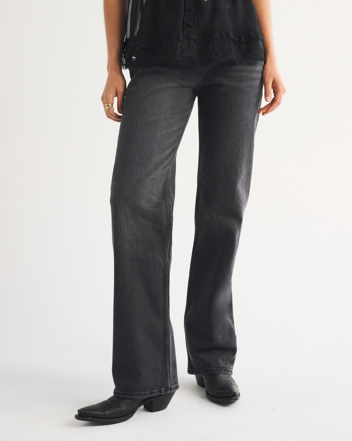 Abercrombie High Rise 90s Relaxed Jean
