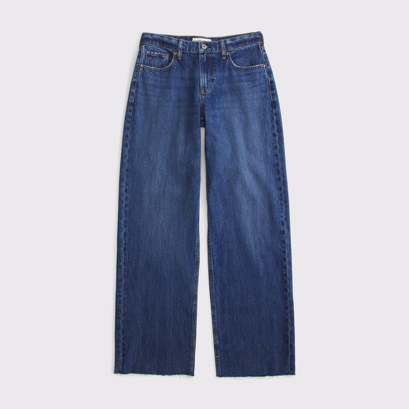 Abercrombie Low Rise Ultra Loose Cuffed Hem Jean