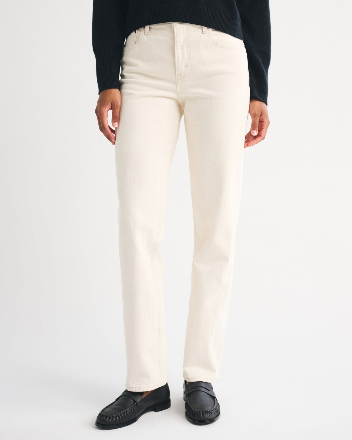 Abercrombie Curve Love High Rise 90s Straight Jean