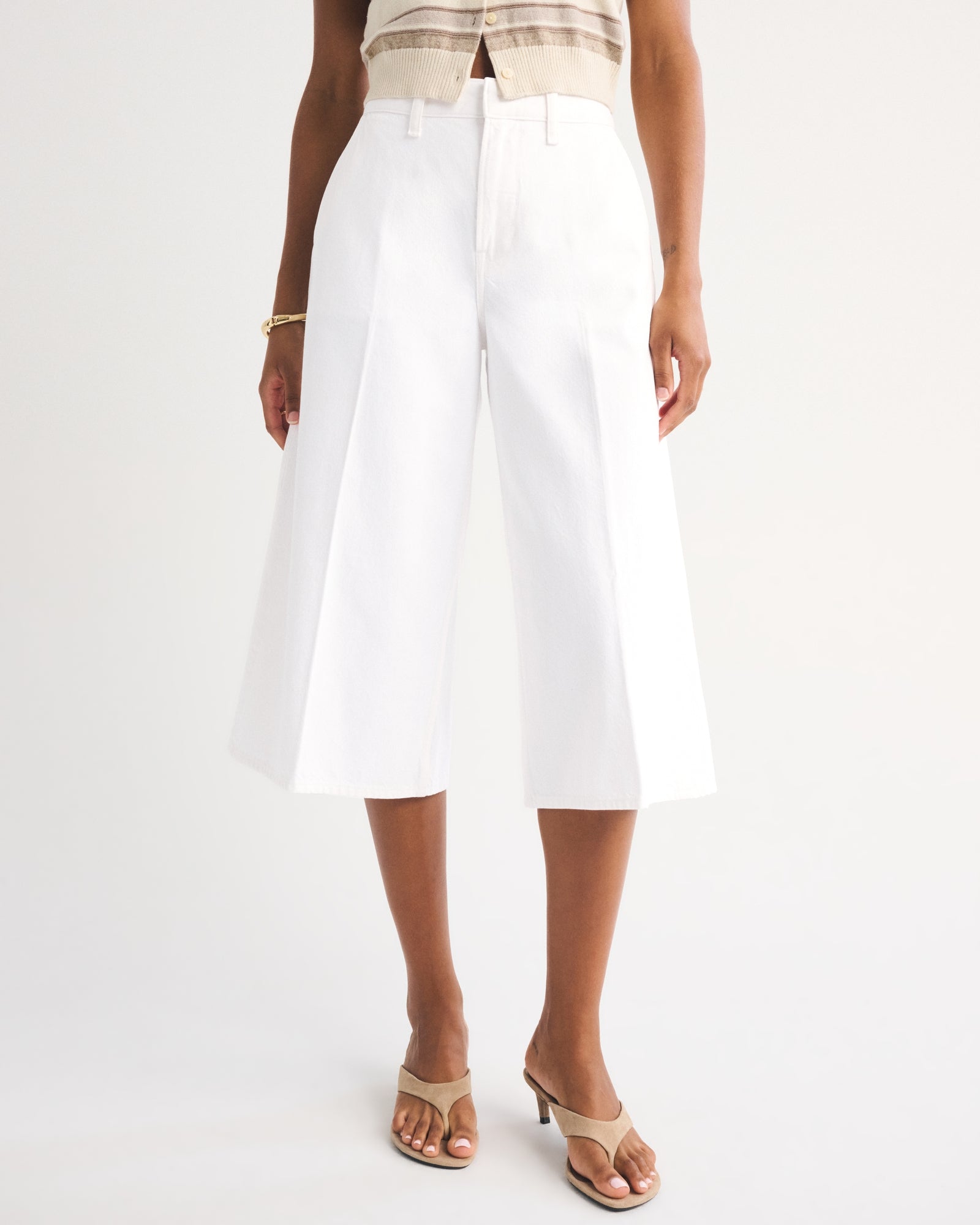 Abercrombie Curve Love High Rise Culotte Jean
