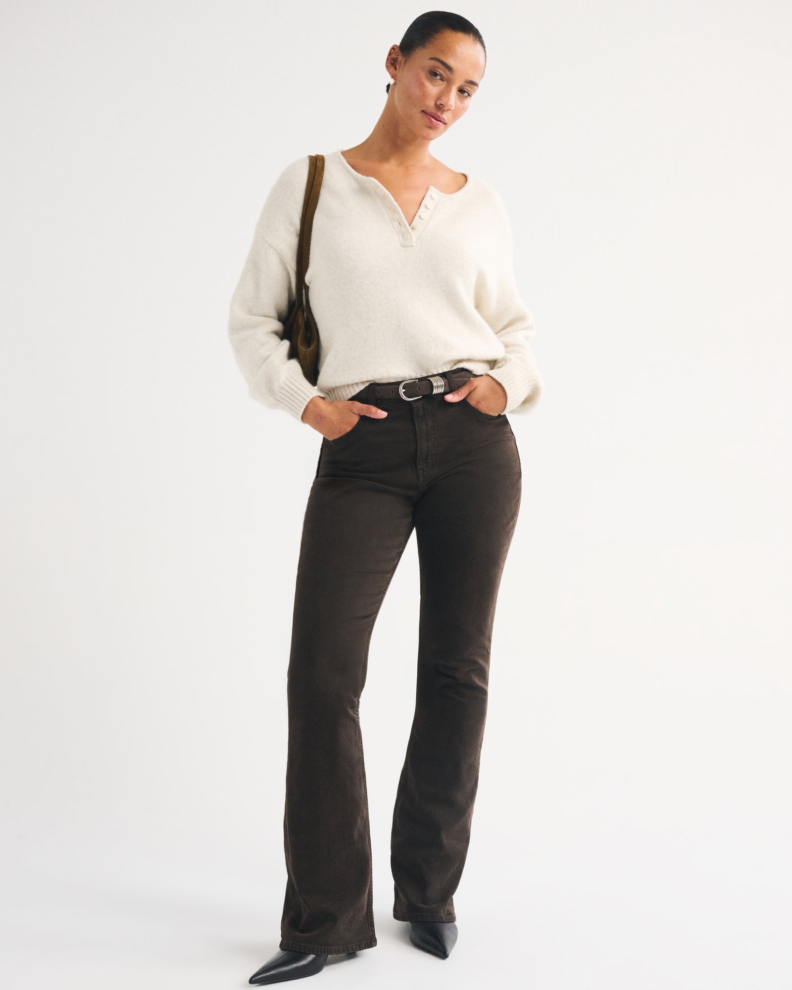 Abercrombie Curve Love High Rise Bootcut Jean