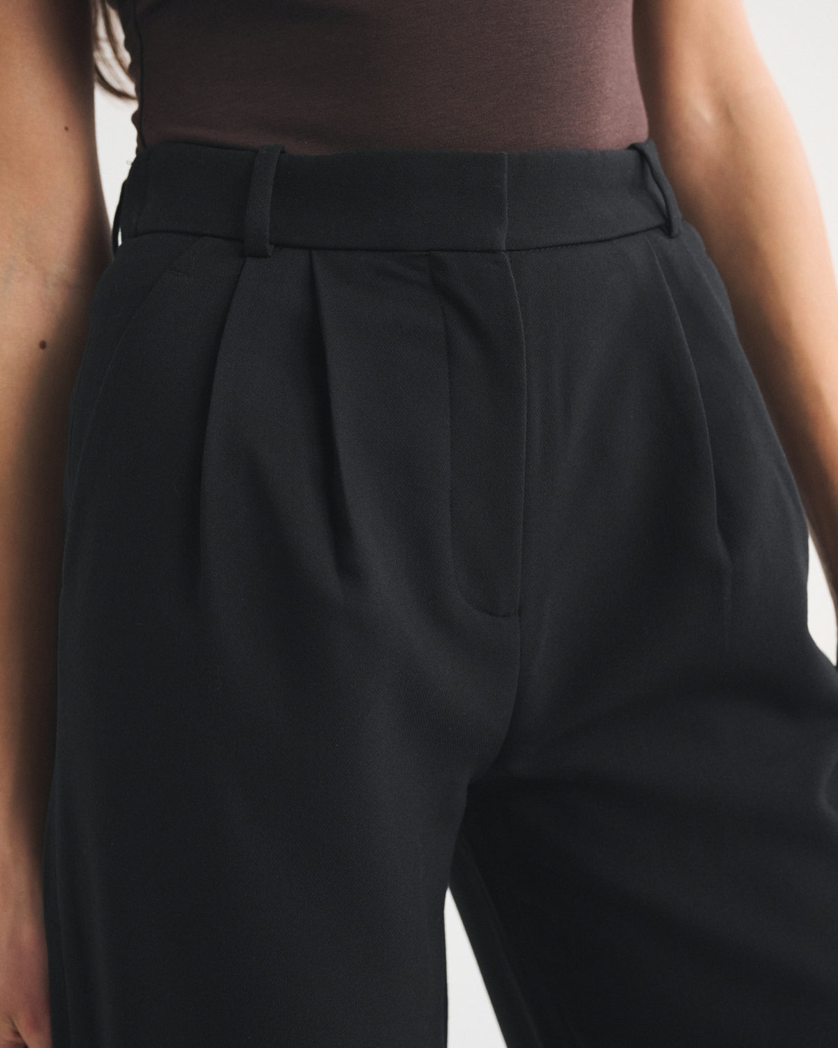 Abercrombie A&F Sloane Tailored Wide Leg Pant