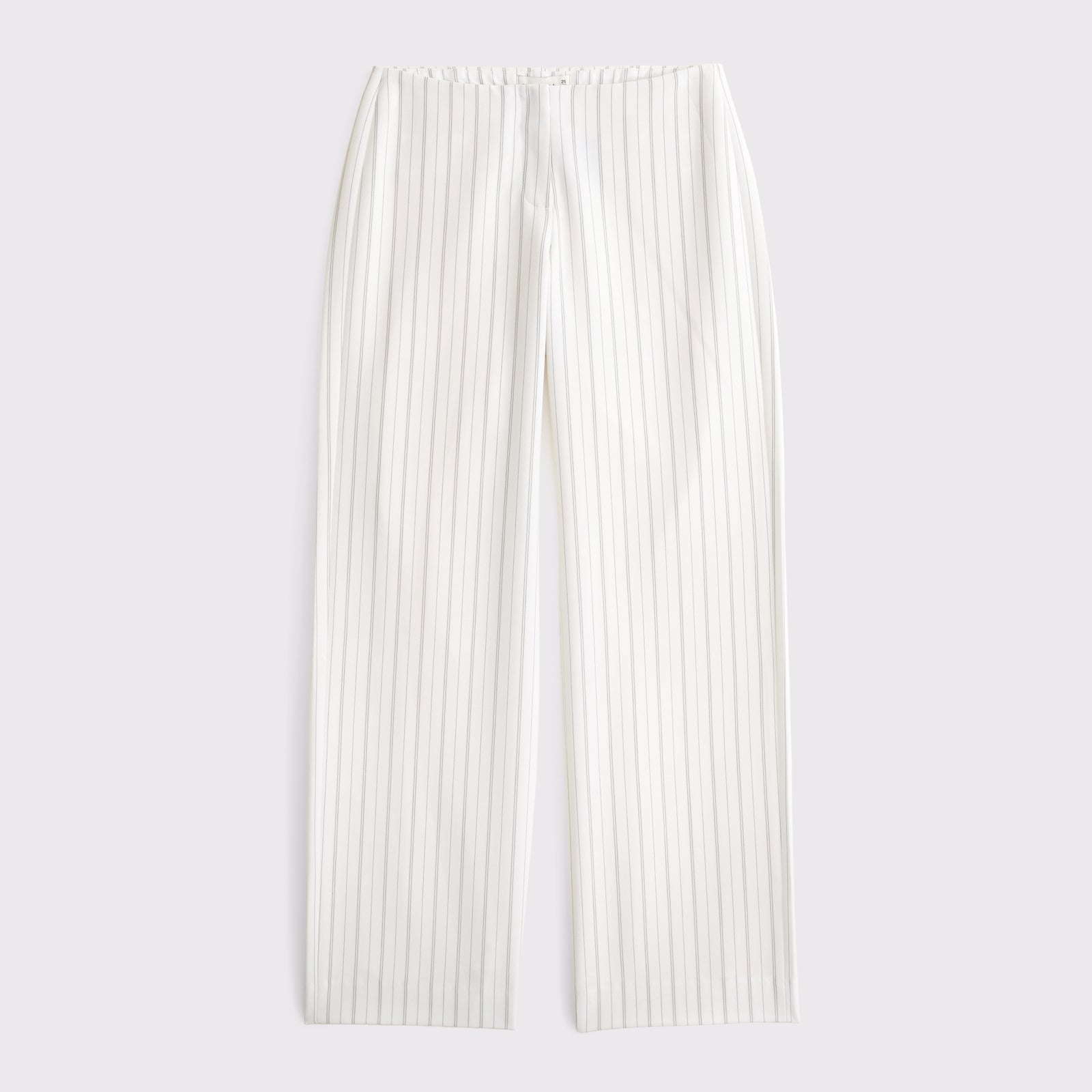 Abercrombie Curve Love Clean Waist Low Rise Tailored Wide Leg Pant