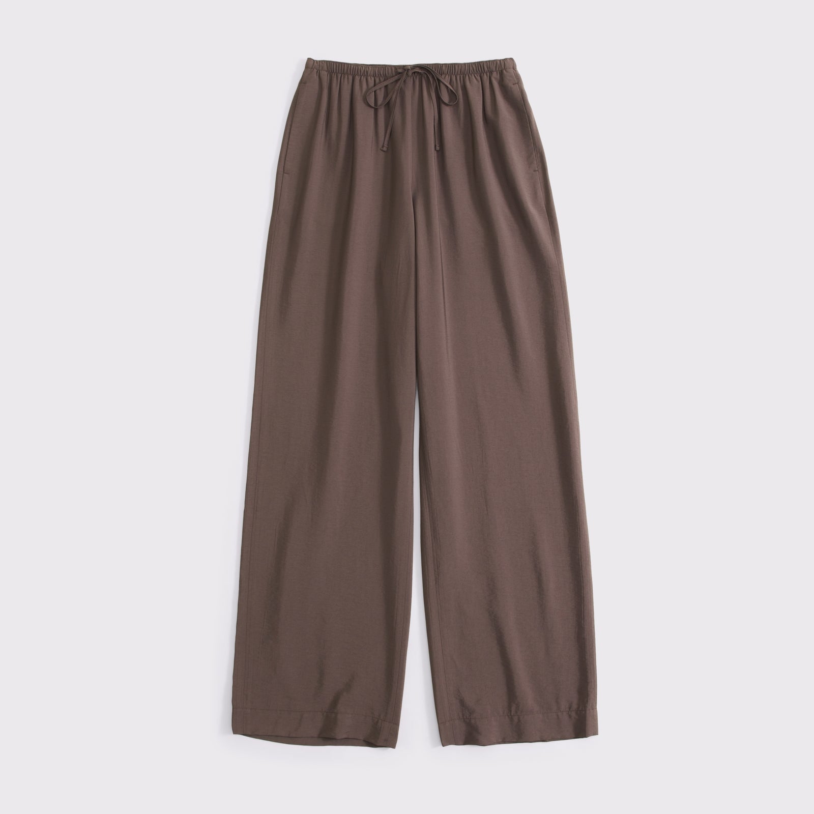 Abercrombie A&F Gemma Crepe Wide Leg Pull-On Pant
