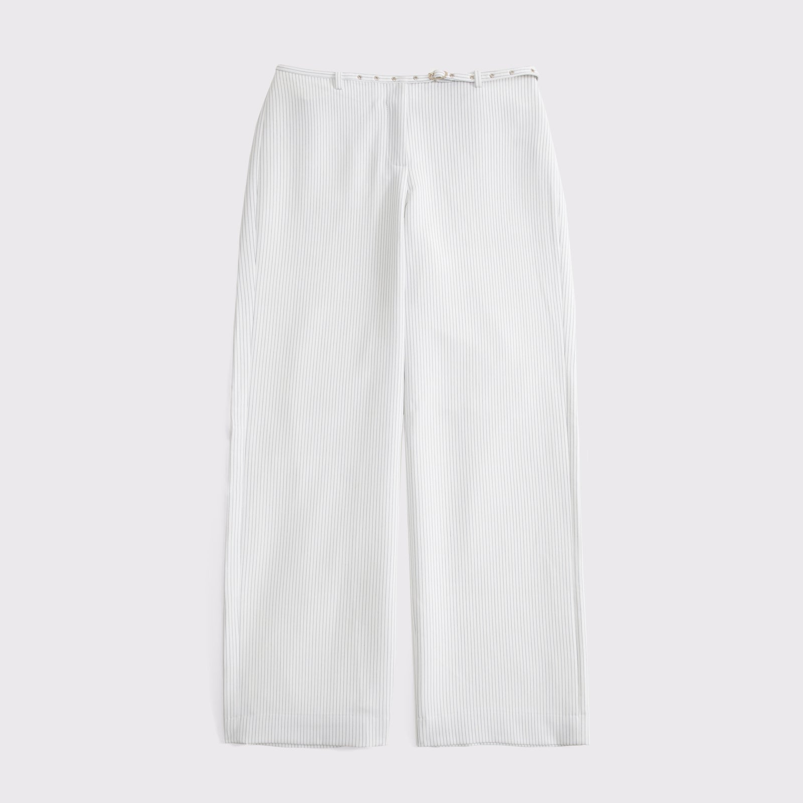 Abercrombie Clean Waist Low Rise Tailored Wide Leg Pant