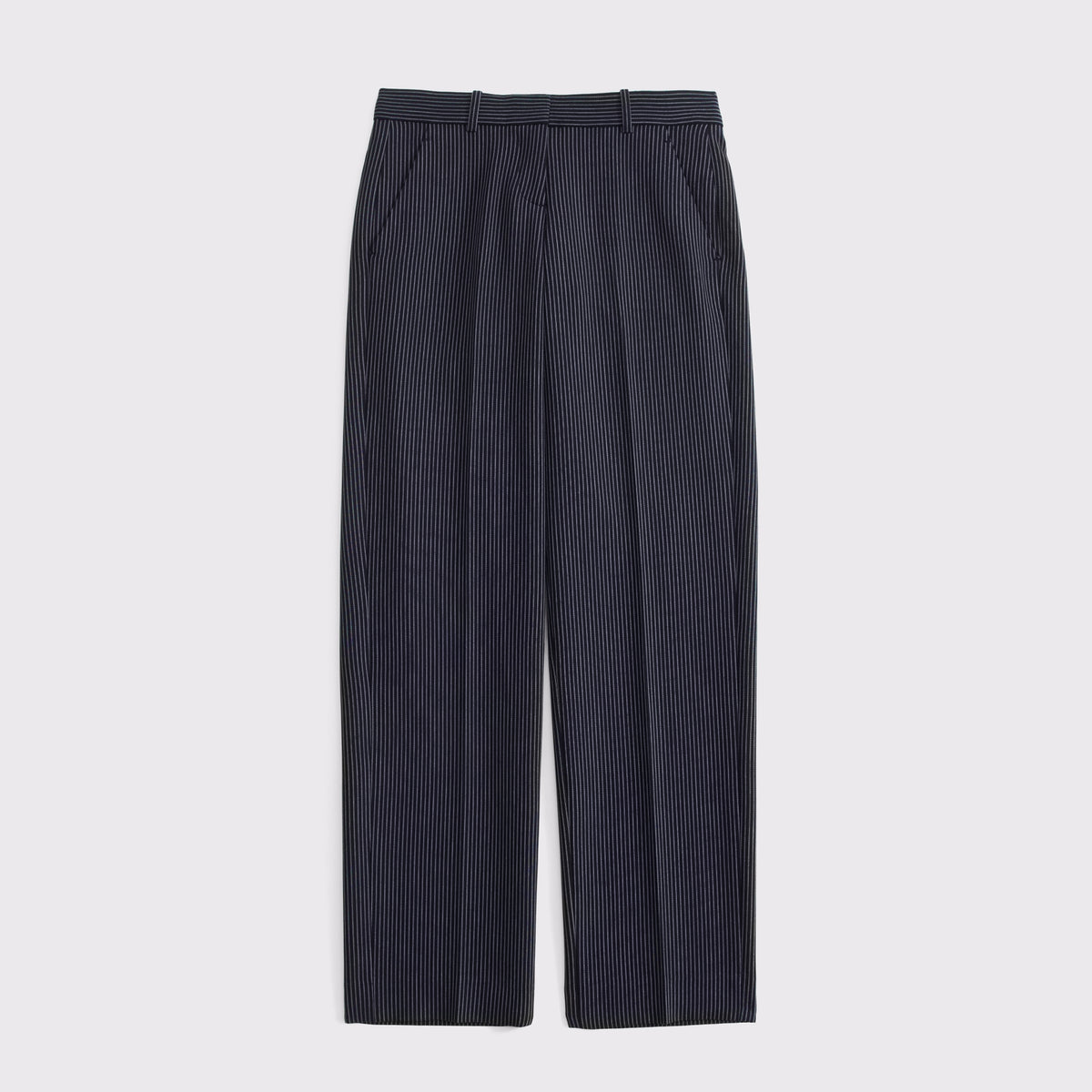 Abercrombie Low Rise Adjustable Waist Tailored Straight Pant