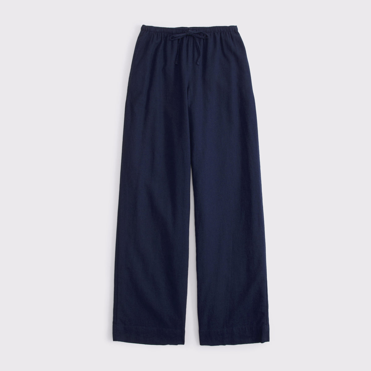 Abercrombie A&F Gemma Linen-Blend Wide Leg Pull-On Pant