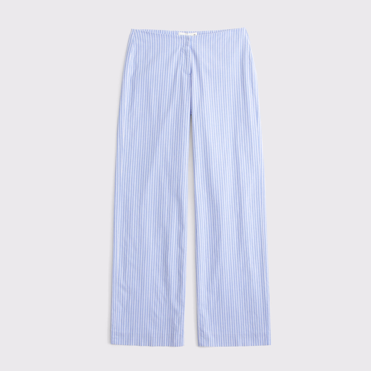 Abercrombie Clean Waist Low Rise Poplin Wide Leg Pant