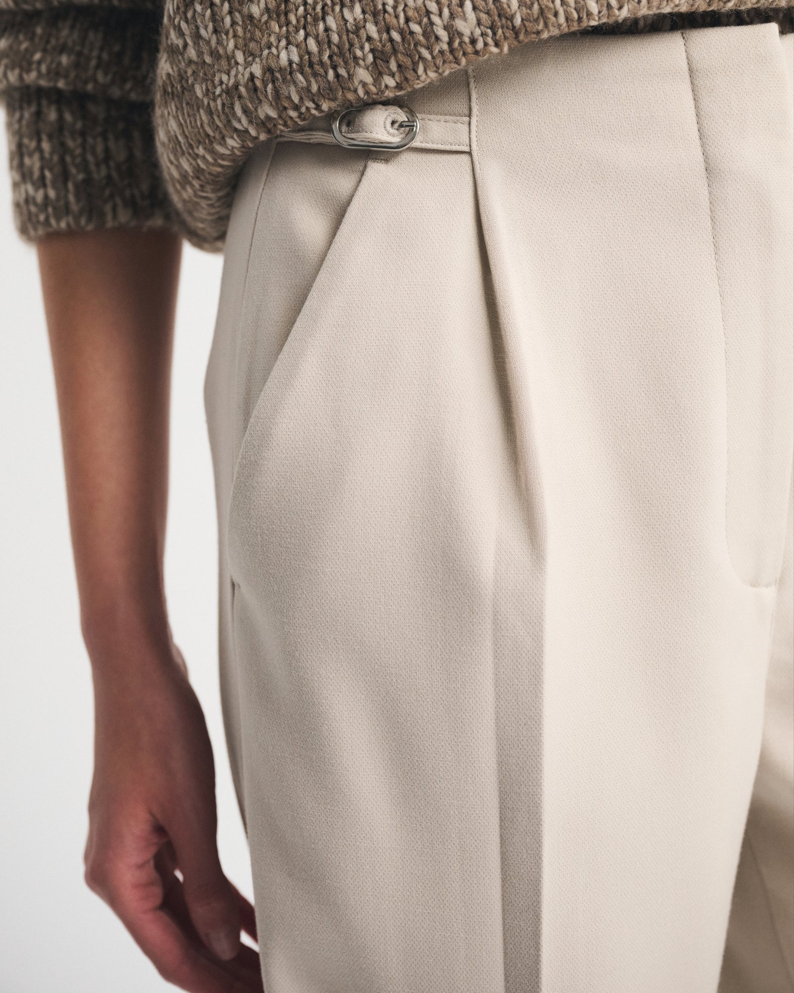 Abercrombie A&F Sloane Tailored Wide Leg Pant