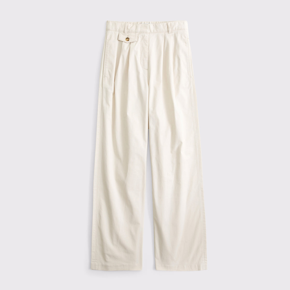 Abercrombie A&F Sloane Chino Tailored Wide Leg Pant