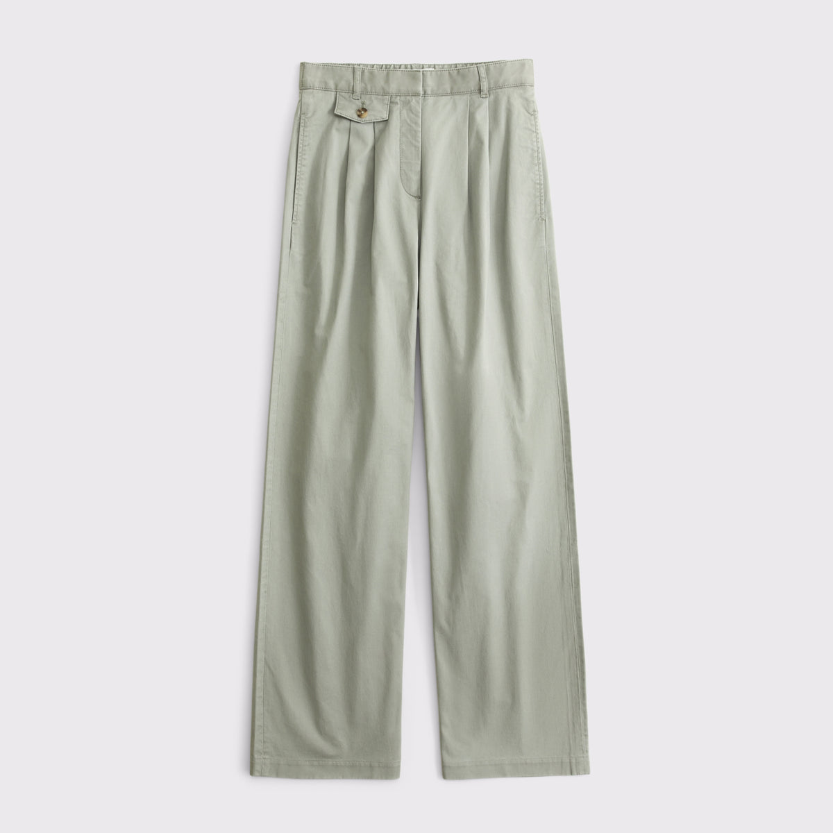 Abercrombie A&F Sloane Chino Tailored Wide Leg Pant