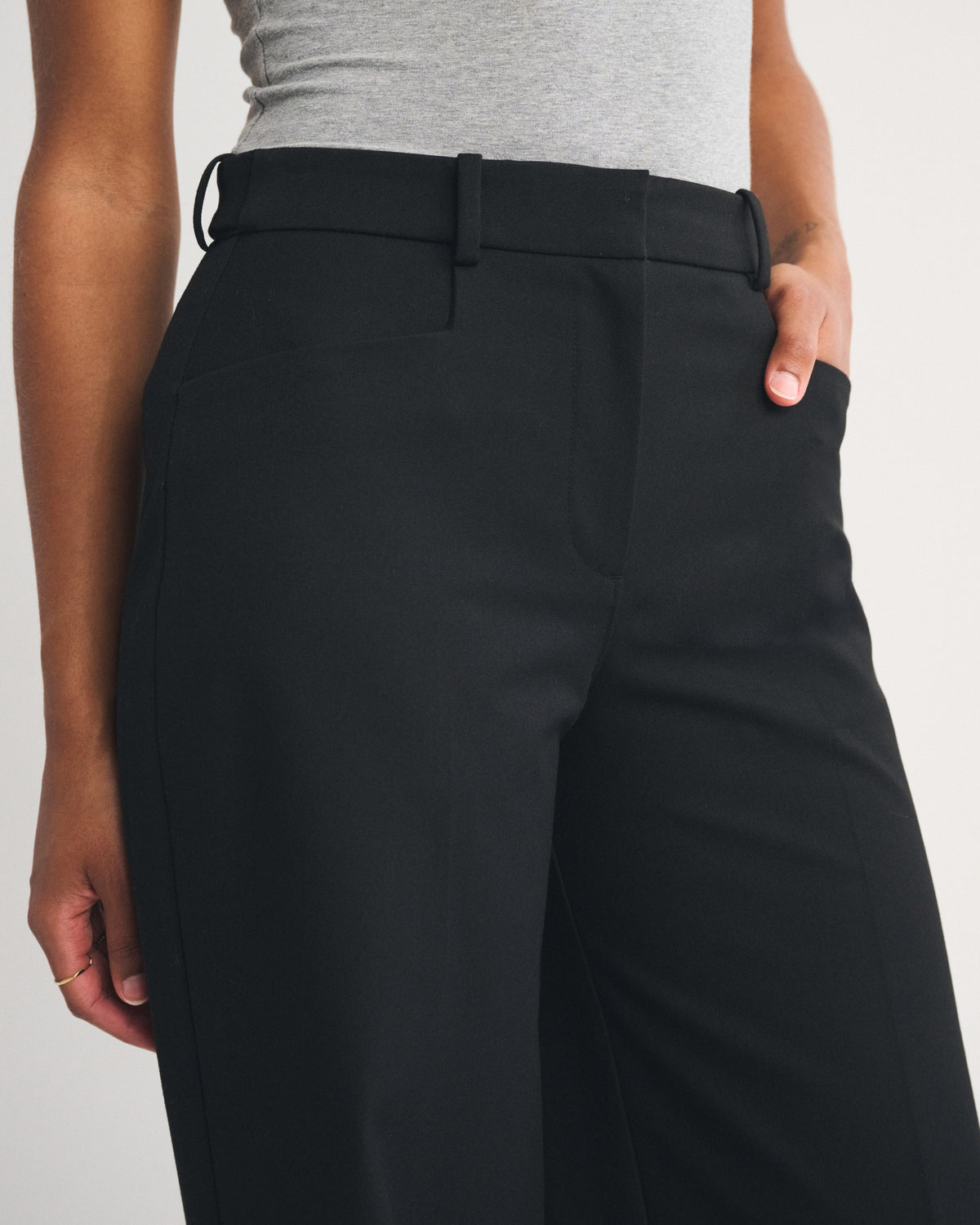 Abercrombie Curve Love A&F Forme Ultra Wide Leg Pant