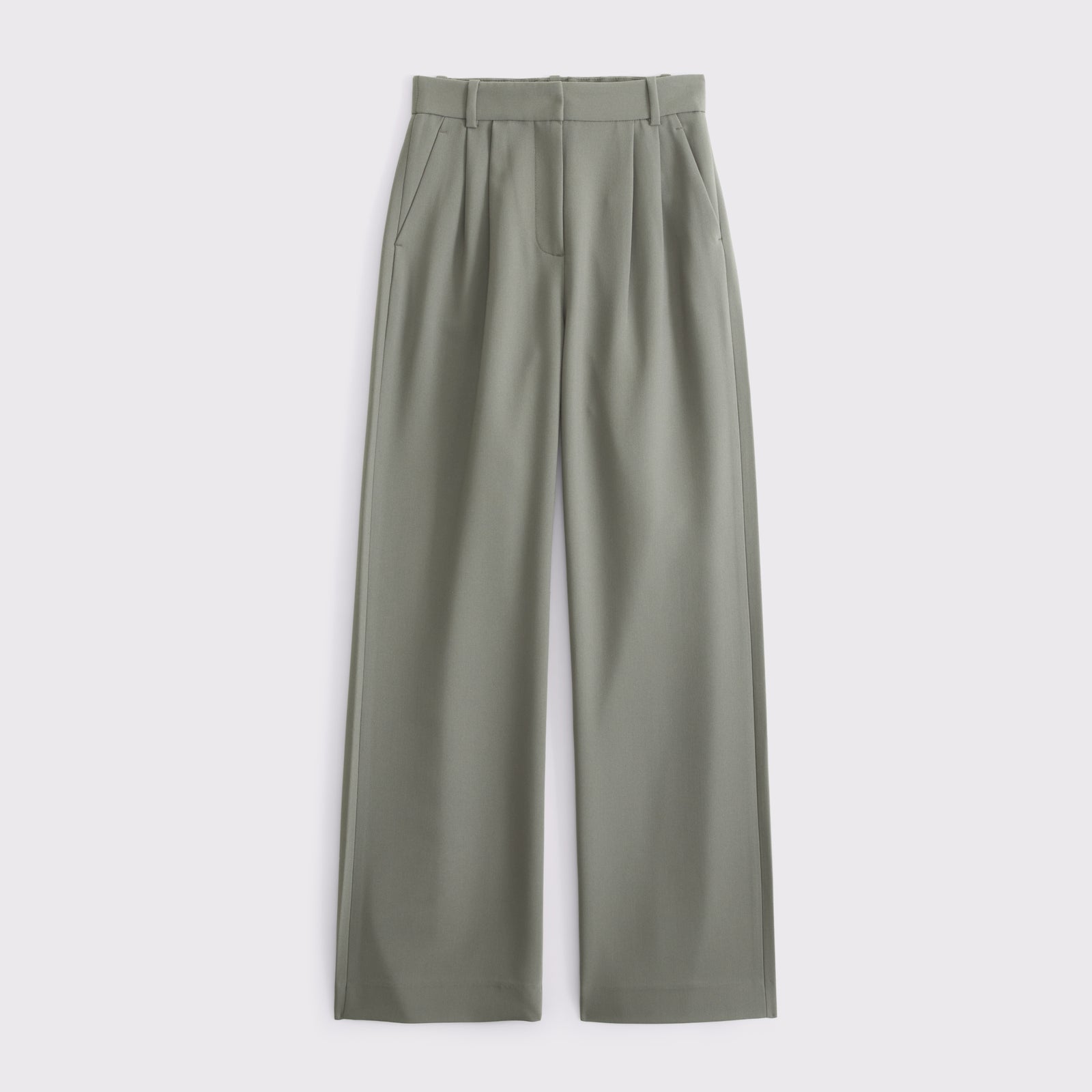 Abercrombie A&F Sloane Tailored Wide Leg Pant