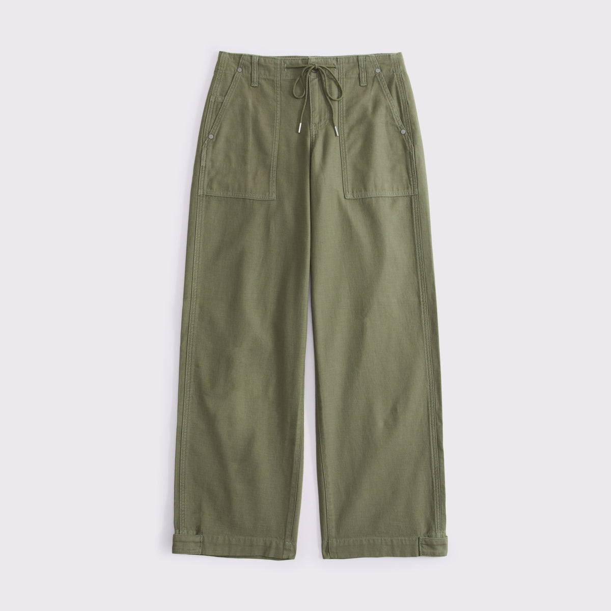 Abercrombie 100% Cotton Low Rise Ultra Loose Weekender Pant